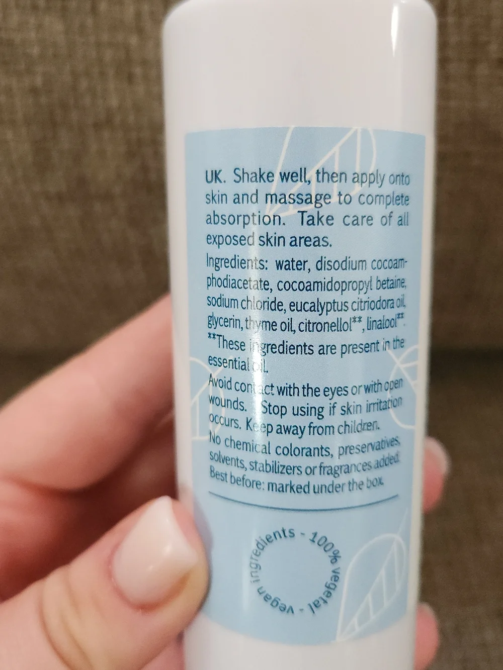 Desert Shield Skin Protecting Spray 4oz Vegan Herbs Of Kedem